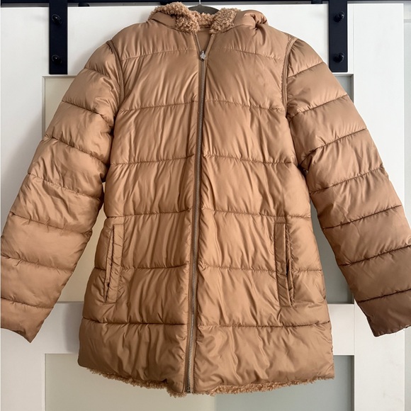 Sam Edelman Mix Media Faux Sherpa Reversible Jacket - Picture 8 of 10